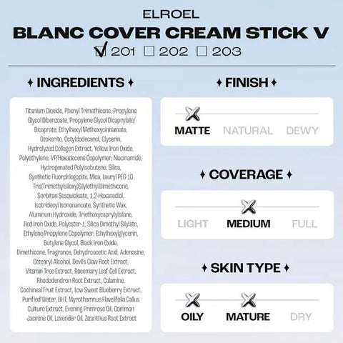 💥BUY 1 GET 1 FREE💥⏰💕🌟Cream Stick V White Korean Color-Changing Foundation Stick